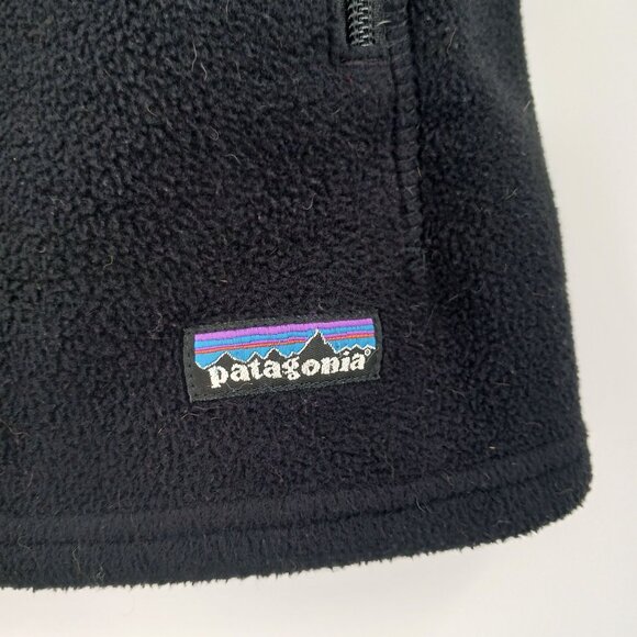 Patagonia Synchilla Black Fleece Vest Small - Picture 3 of 9